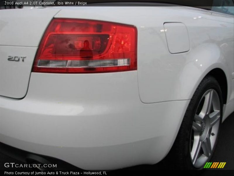 Ibis White / Beige 2008 Audi A4 2.0T Cabriolet