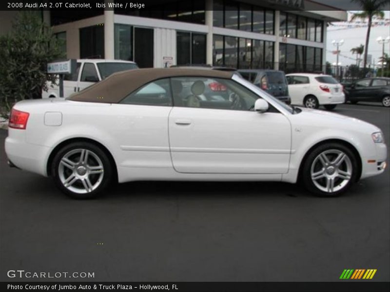 Ibis White / Beige 2008 Audi A4 2.0T Cabriolet