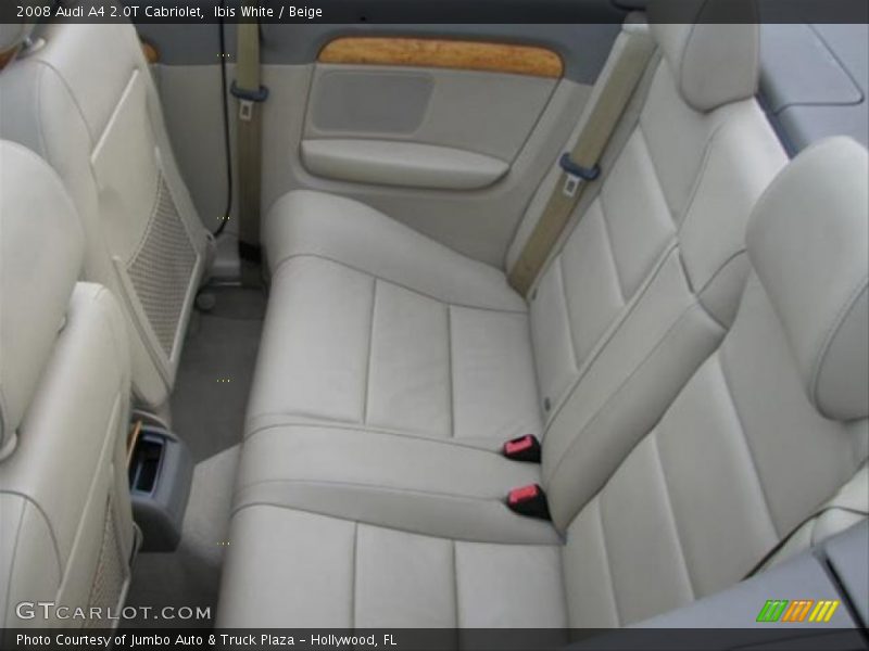 Ibis White / Beige 2008 Audi A4 2.0T Cabriolet