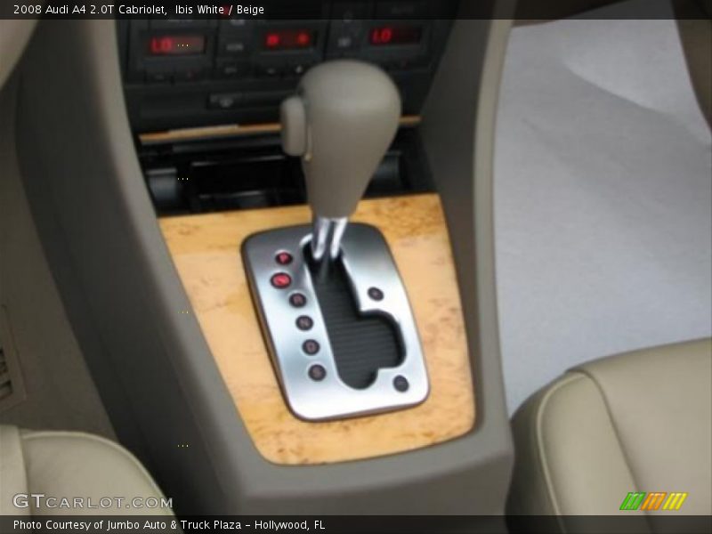 Ibis White / Beige 2008 Audi A4 2.0T Cabriolet