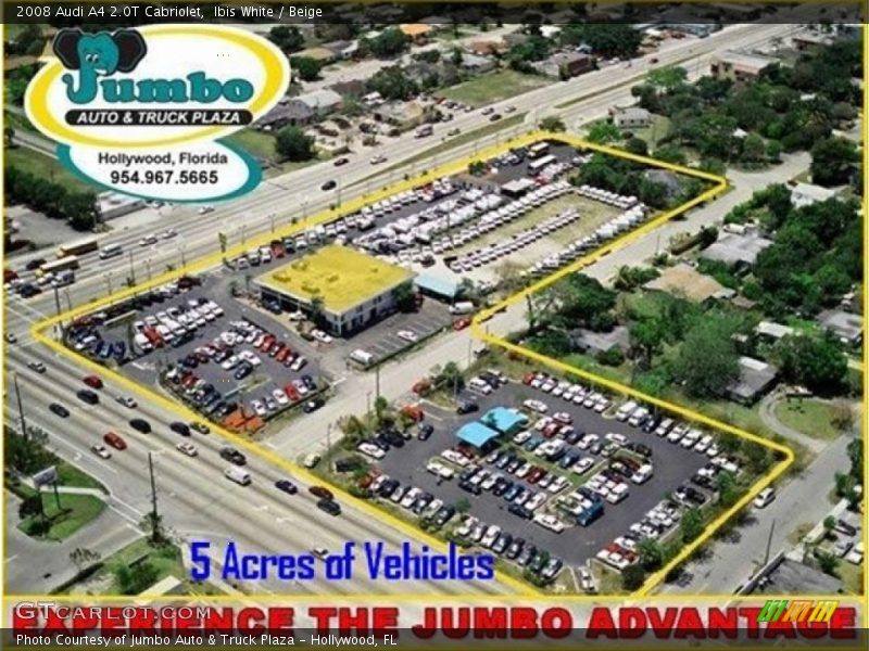 Ibis White / Beige 2008 Audi A4 2.0T Cabriolet