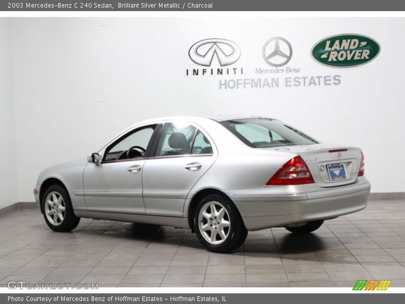 Brilliant Silver Metallic / Charcoal 2003 Mercedes-Benz C 240 Sedan