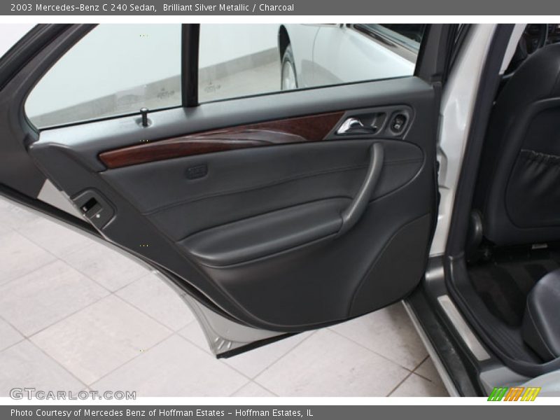 Brilliant Silver Metallic / Charcoal 2003 Mercedes-Benz C 240 Sedan