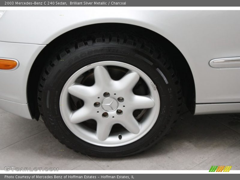 Brilliant Silver Metallic / Charcoal 2003 Mercedes-Benz C 240 Sedan
