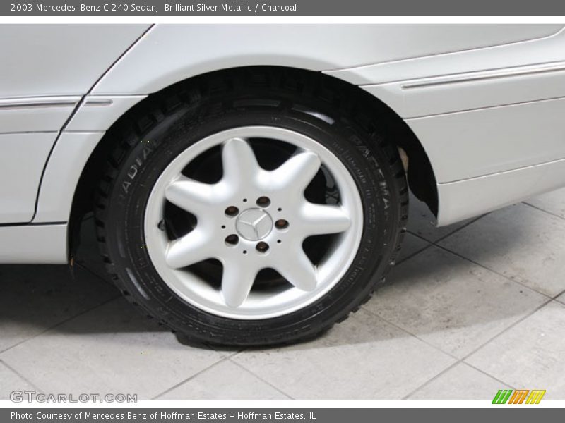 Brilliant Silver Metallic / Charcoal 2003 Mercedes-Benz C 240 Sedan