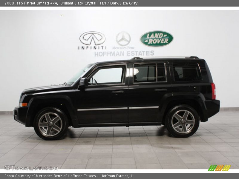 Brilliant Black Crystal Pearl / Dark Slate Gray 2008 Jeep Patriot Limited 4x4