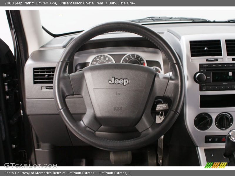 Brilliant Black Crystal Pearl / Dark Slate Gray 2008 Jeep Patriot Limited 4x4
