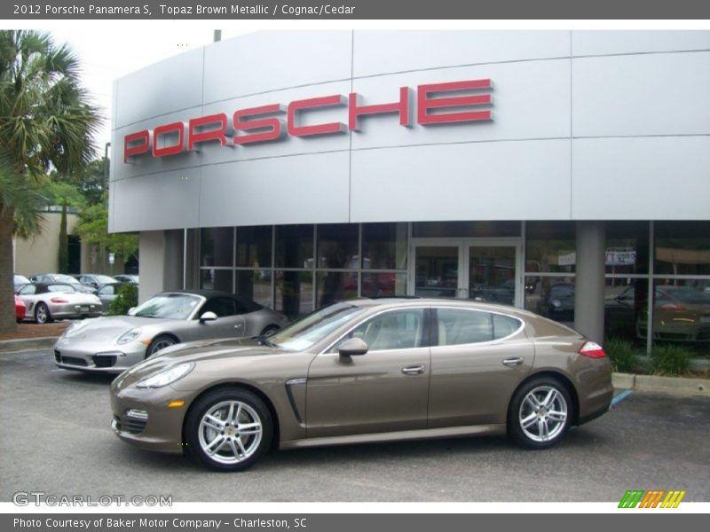 Topaz Brown Metallic / Cognac/Cedar 2012 Porsche Panamera S