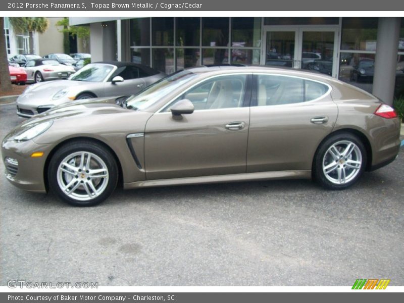 Topaz Brown Metallic / Cognac/Cedar 2012 Porsche Panamera S