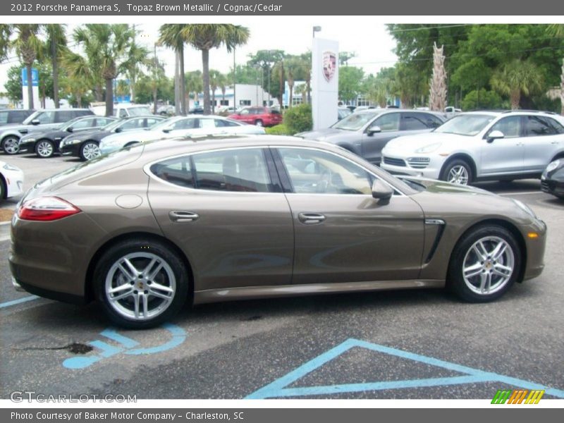 Topaz Brown Metallic / Cognac/Cedar 2012 Porsche Panamera S
