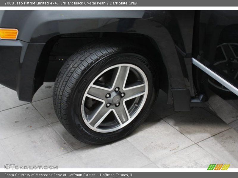 Brilliant Black Crystal Pearl / Dark Slate Gray 2008 Jeep Patriot Limited 4x4