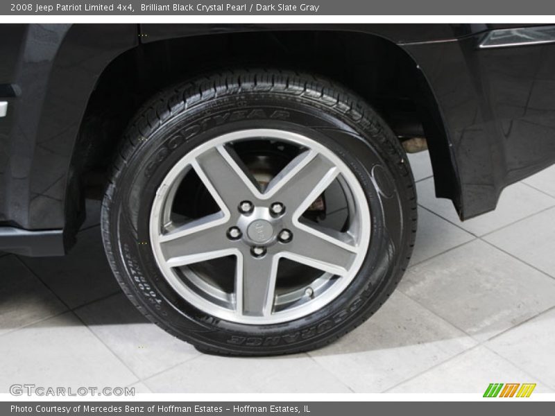Brilliant Black Crystal Pearl / Dark Slate Gray 2008 Jeep Patriot Limited 4x4