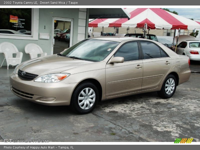 Desert Sand Mica / Taupe 2002 Toyota Camry LE