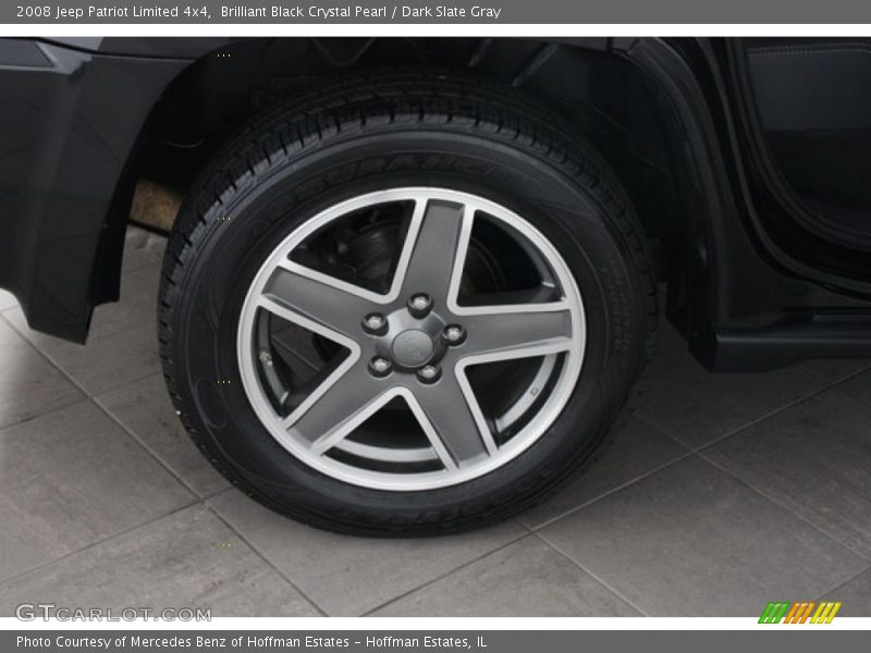 Brilliant Black Crystal Pearl / Dark Slate Gray 2008 Jeep Patriot Limited 4x4