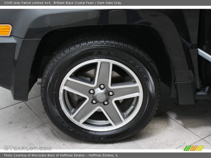 Brilliant Black Crystal Pearl / Dark Slate Gray 2008 Jeep Patriot Limited 4x4
