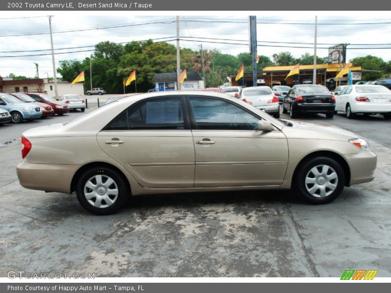 Desert Sand Mica / Taupe 2002 Toyota Camry LE