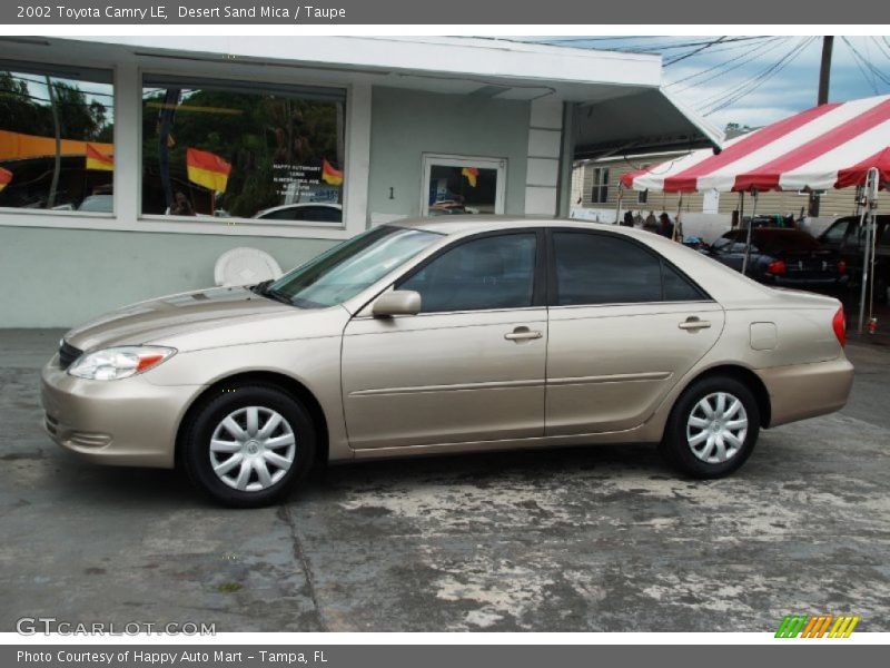 Desert Sand Mica / Taupe 2002 Toyota Camry LE