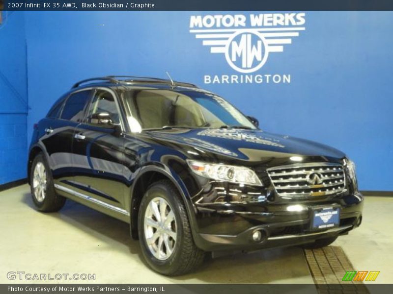 Black Obsidian / Graphite 2007 Infiniti FX 35 AWD