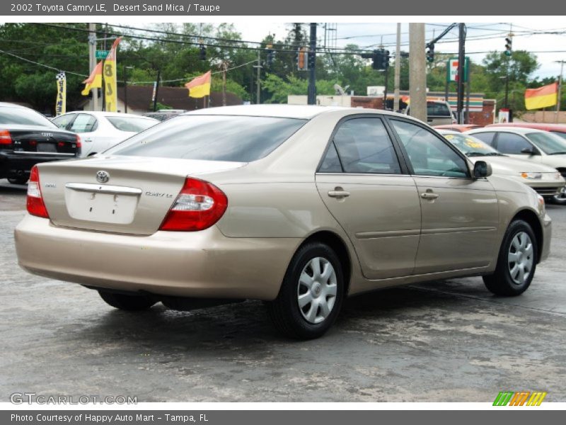 Desert Sand Mica / Taupe 2002 Toyota Camry LE