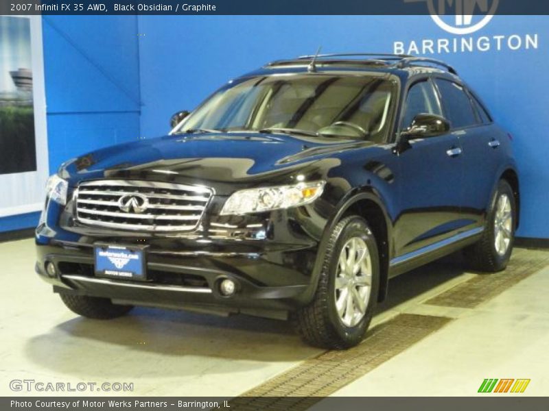 Black Obsidian / Graphite 2007 Infiniti FX 35 AWD