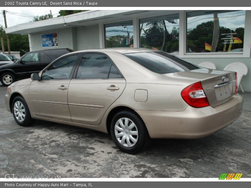 Desert Sand Mica / Taupe 2002 Toyota Camry LE