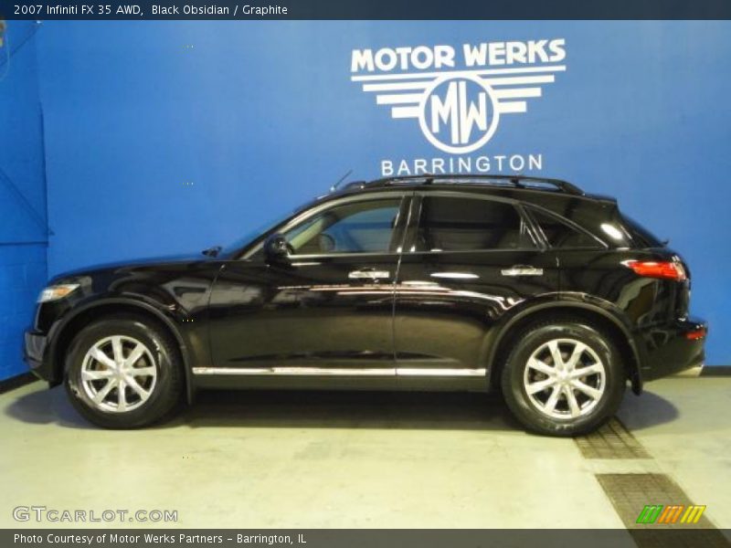 Black Obsidian / Graphite 2007 Infiniti FX 35 AWD