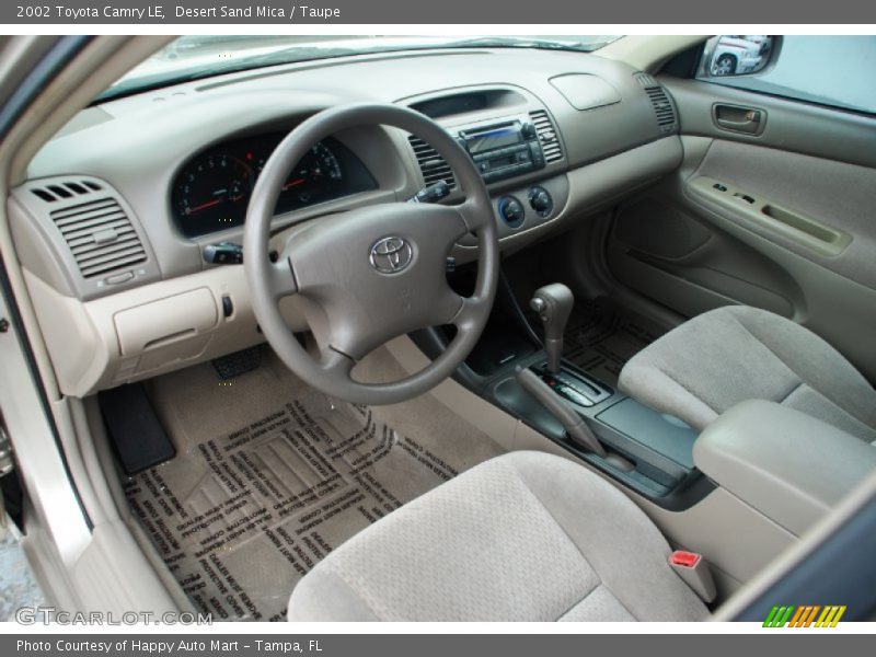 Desert Sand Mica / Taupe 2002 Toyota Camry LE