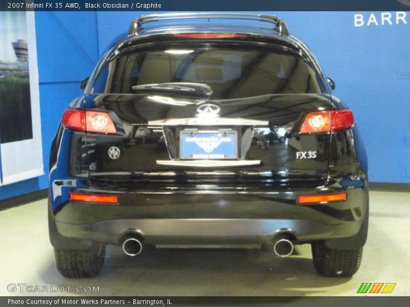 Black Obsidian / Graphite 2007 Infiniti FX 35 AWD