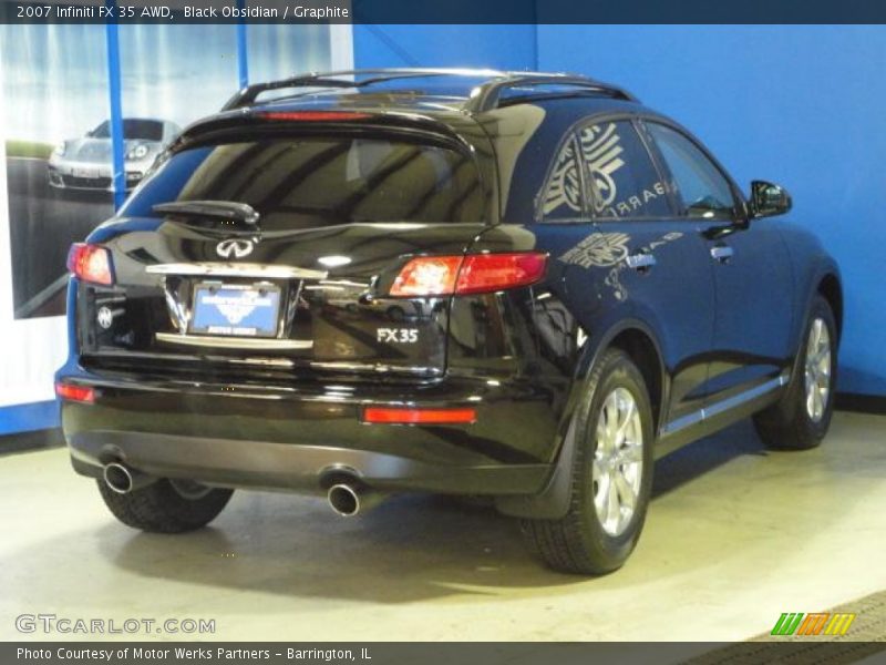 Black Obsidian / Graphite 2007 Infiniti FX 35 AWD