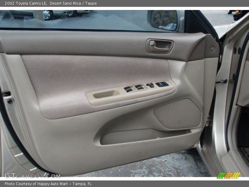 Desert Sand Mica / Taupe 2002 Toyota Camry LE