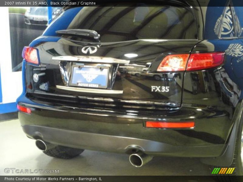 Black Obsidian / Graphite 2007 Infiniti FX 35 AWD