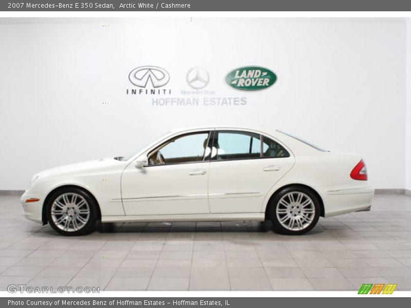 Arctic White / Cashmere 2007 Mercedes-Benz E 350 Sedan