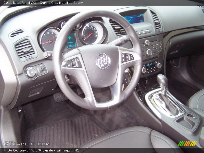 Granite Gray Metallic / Ebony 2011 Buick Regal CXL
