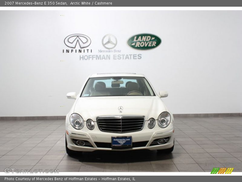 Arctic White / Cashmere 2007 Mercedes-Benz E 350 Sedan