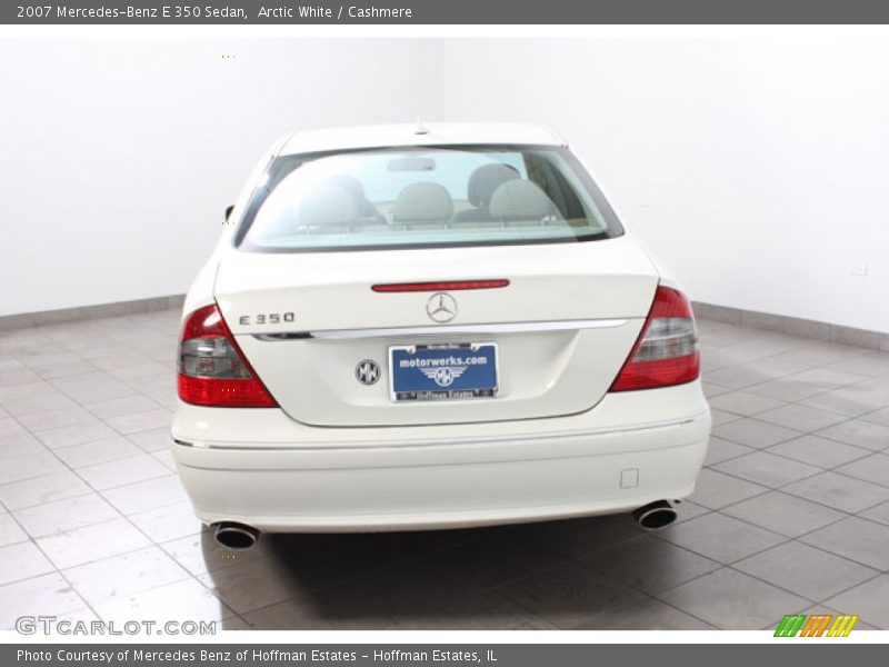 Arctic White / Cashmere 2007 Mercedes-Benz E 350 Sedan