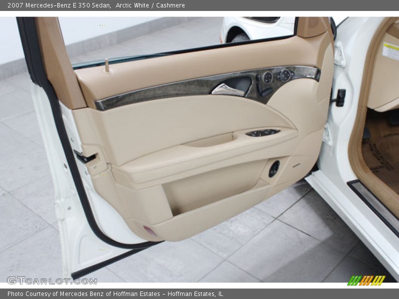 Arctic White / Cashmere 2007 Mercedes-Benz E 350 Sedan