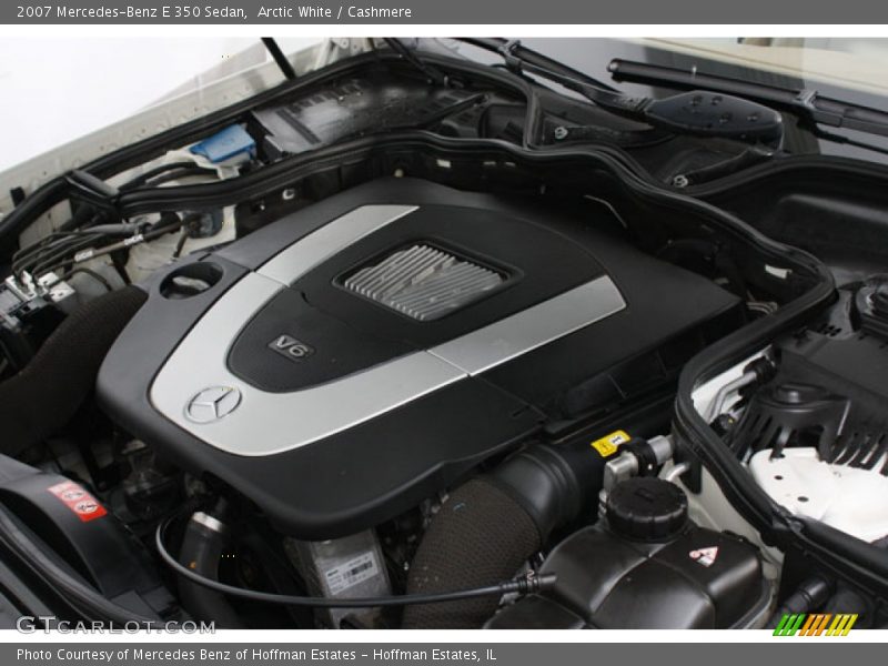 Arctic White / Cashmere 2007 Mercedes-Benz E 350 Sedan