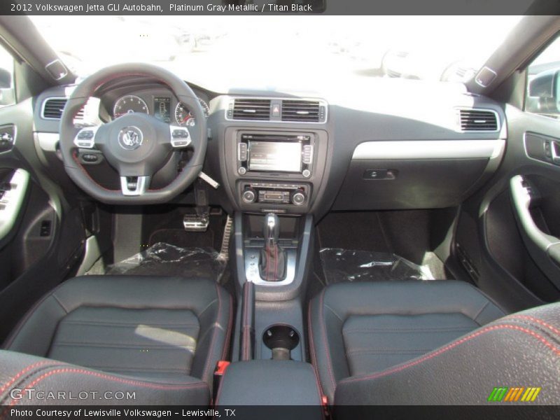 Platinum Gray Metallic / Titan Black 2012 Volkswagen Jetta GLI Autobahn