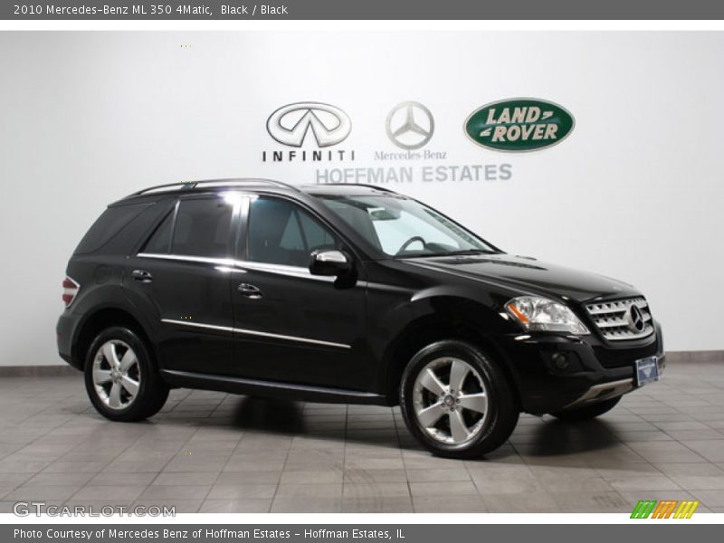 Black / Black 2010 Mercedes-Benz ML 350 4Matic