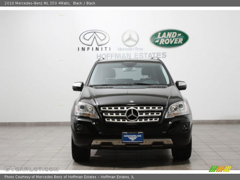 Black / Black 2010 Mercedes-Benz ML 350 4Matic