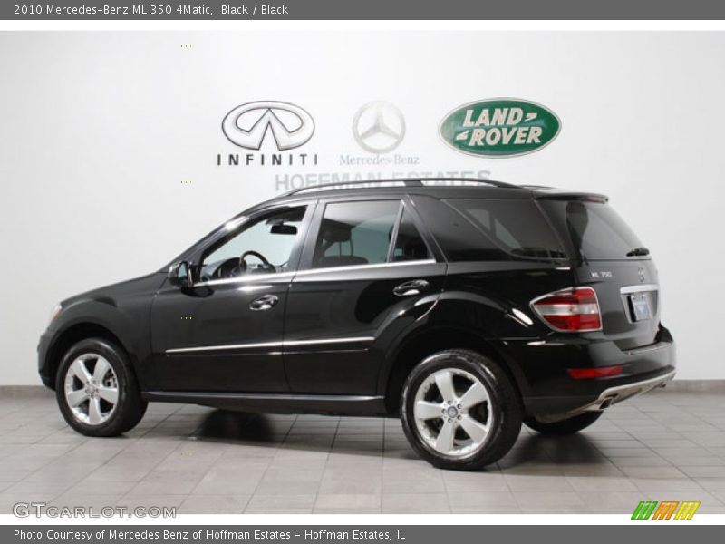 Black / Black 2010 Mercedes-Benz ML 350 4Matic