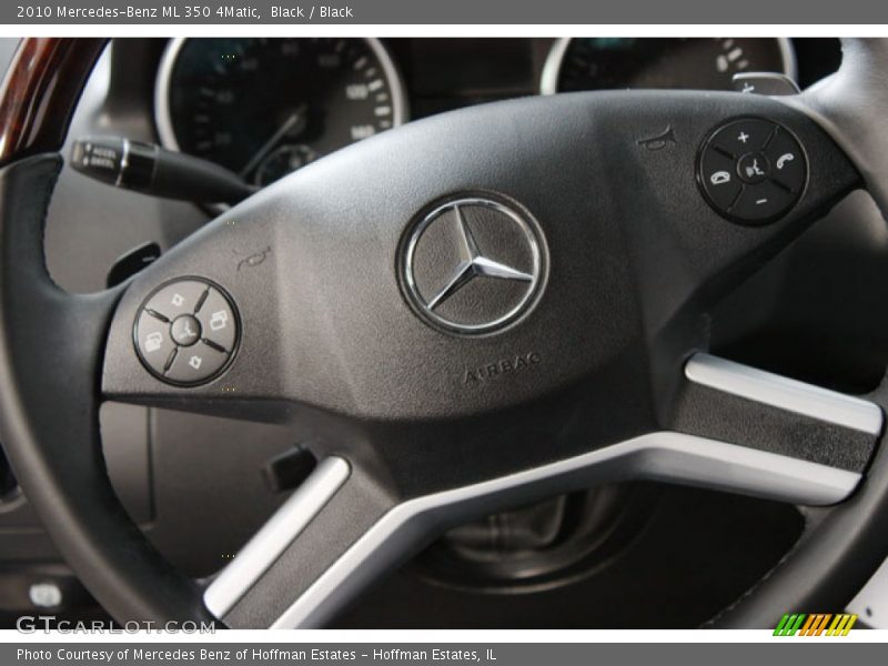 Black / Black 2010 Mercedes-Benz ML 350 4Matic