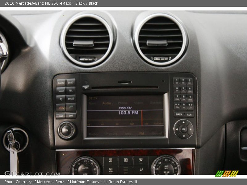Black / Black 2010 Mercedes-Benz ML 350 4Matic