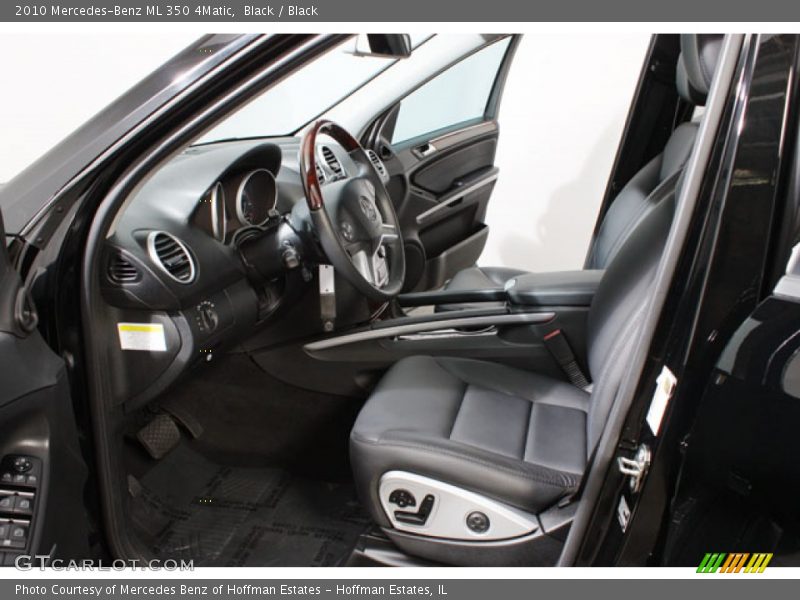 Black / Black 2010 Mercedes-Benz ML 350 4Matic
