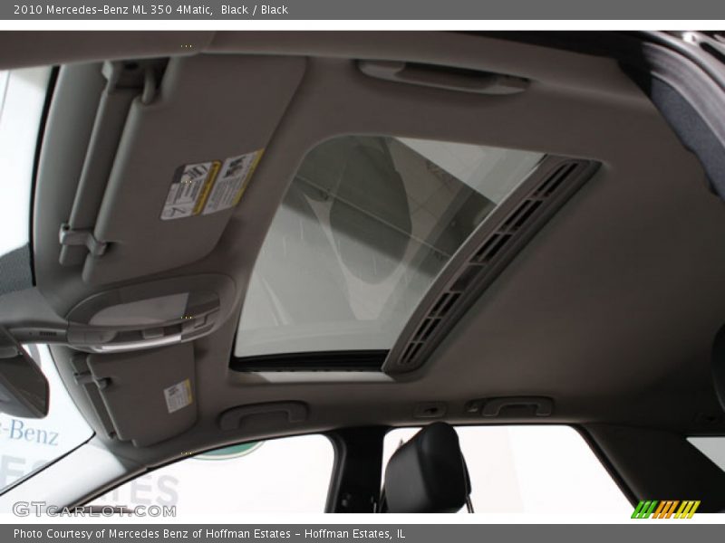 Black / Black 2010 Mercedes-Benz ML 350 4Matic