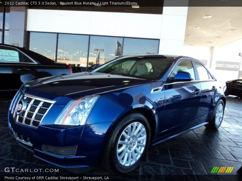 Opulent Blue Metallic / Light Titanium/Ebony 2012 Cadillac CTS 3.0 Sedan