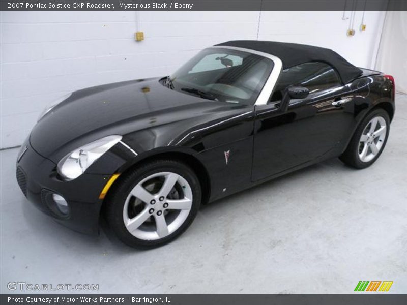 Mysterious Black / Ebony 2007 Pontiac Solstice GXP Roadster