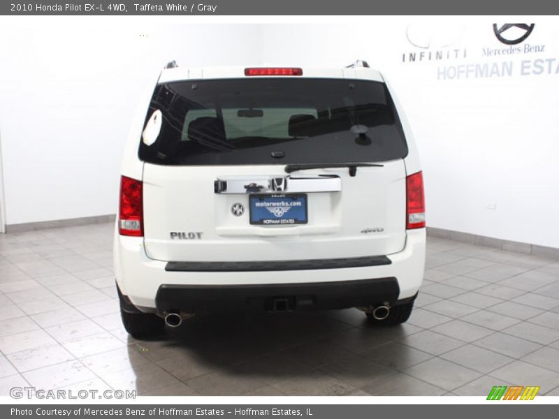 Taffeta White / Gray 2010 Honda Pilot EX-L 4WD