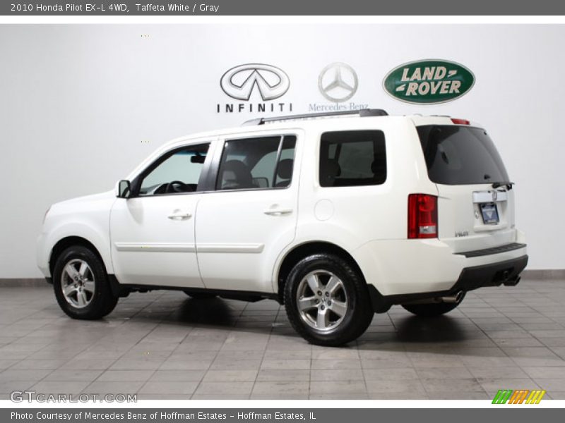 Taffeta White / Gray 2010 Honda Pilot EX-L 4WD