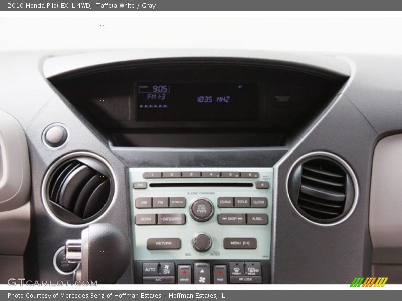 Taffeta White / Gray 2010 Honda Pilot EX-L 4WD